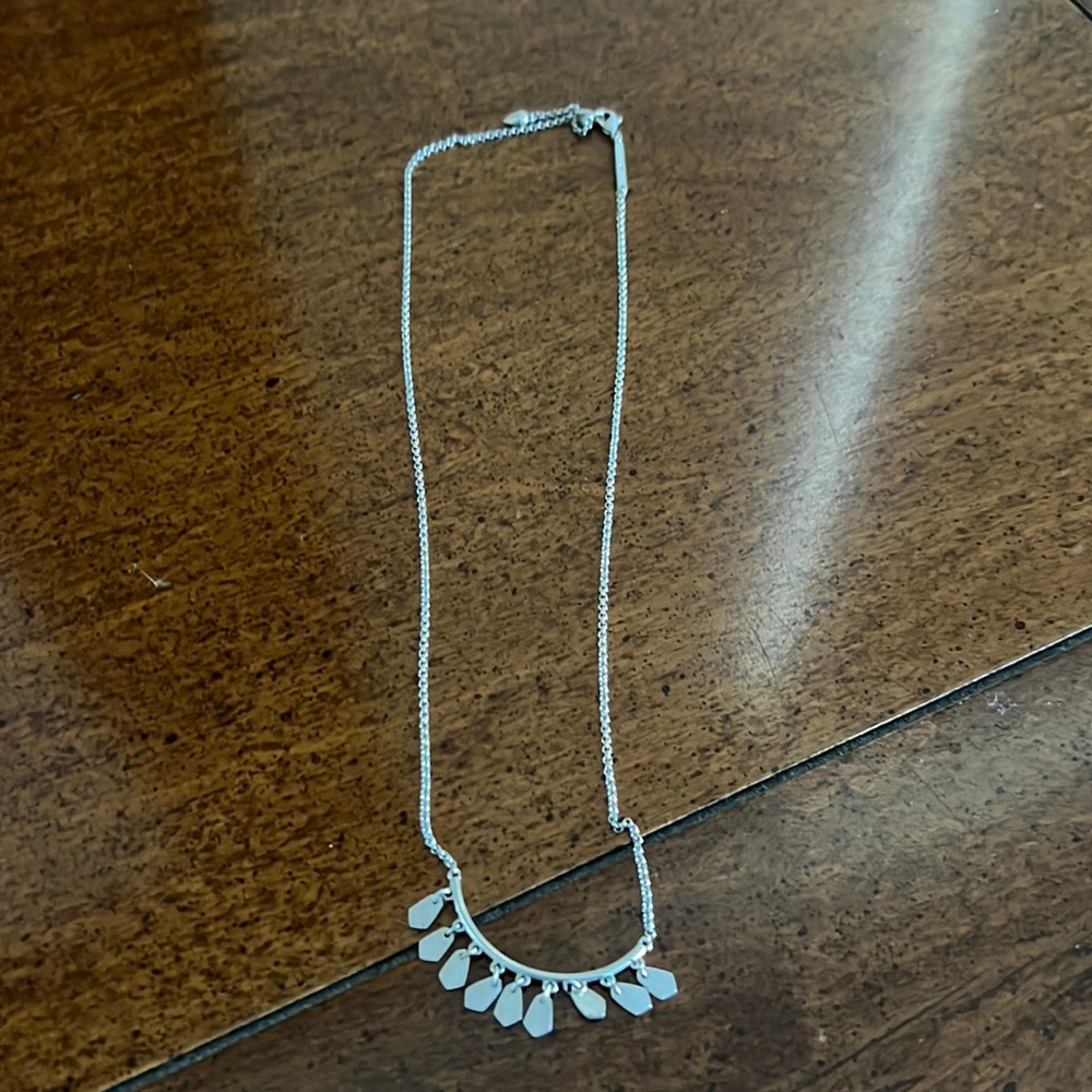 Kendra Scott silver necklace